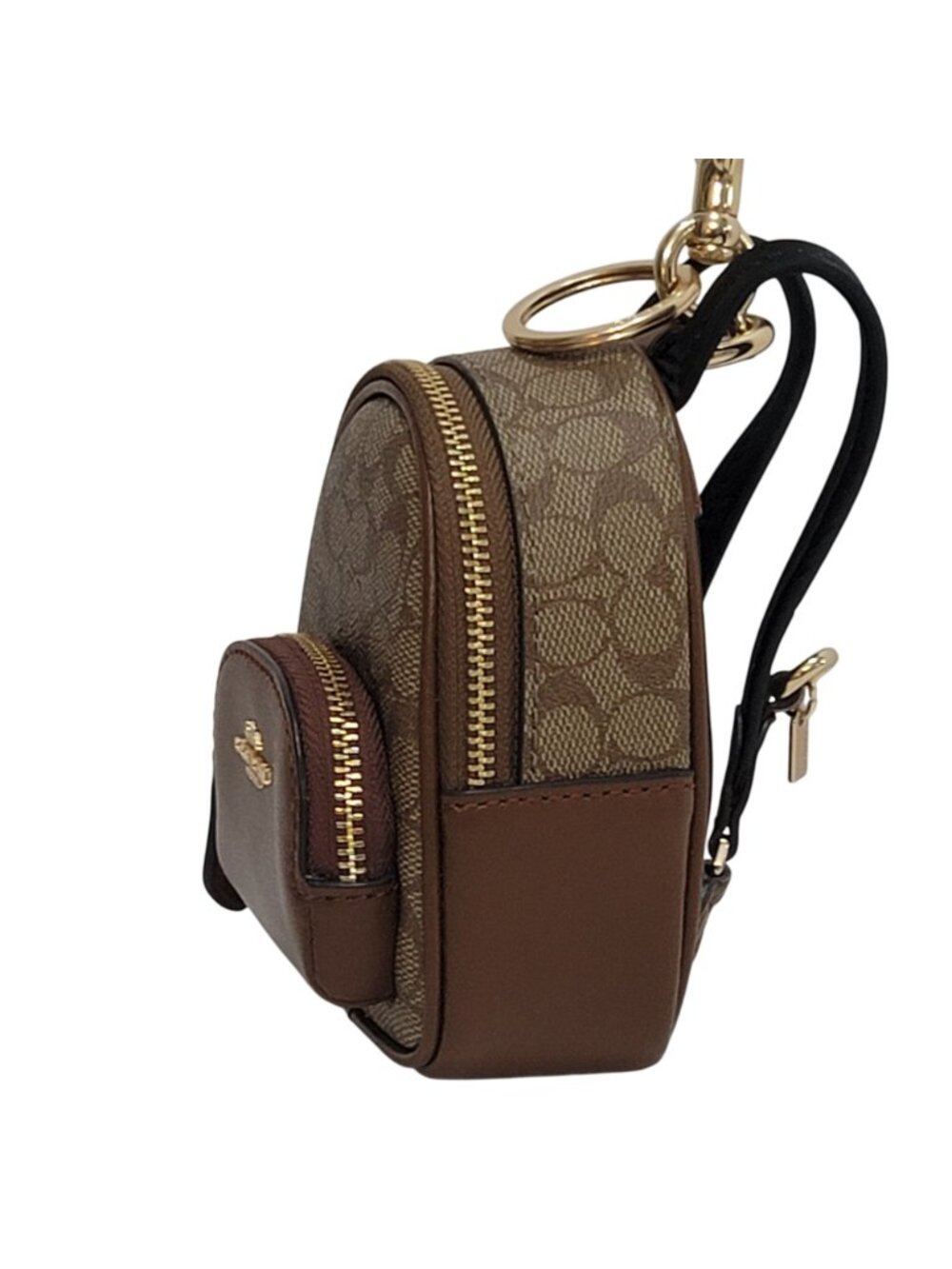 Coach Bag Charm Mini Backpack Key Ring - Picture 6 of 8